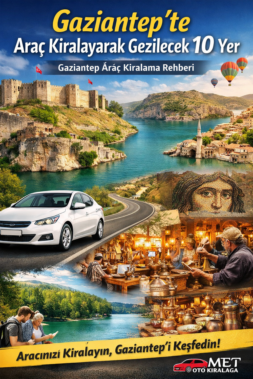 Gaziantep te Araç Kiralayarak Gezilecek 10 Yer Gaziantep Araç Kiralama Rehberi